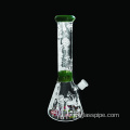 New Design 14 Inches mushroom sandblasted Beaker Hookah Glass Smoking Water Pipe